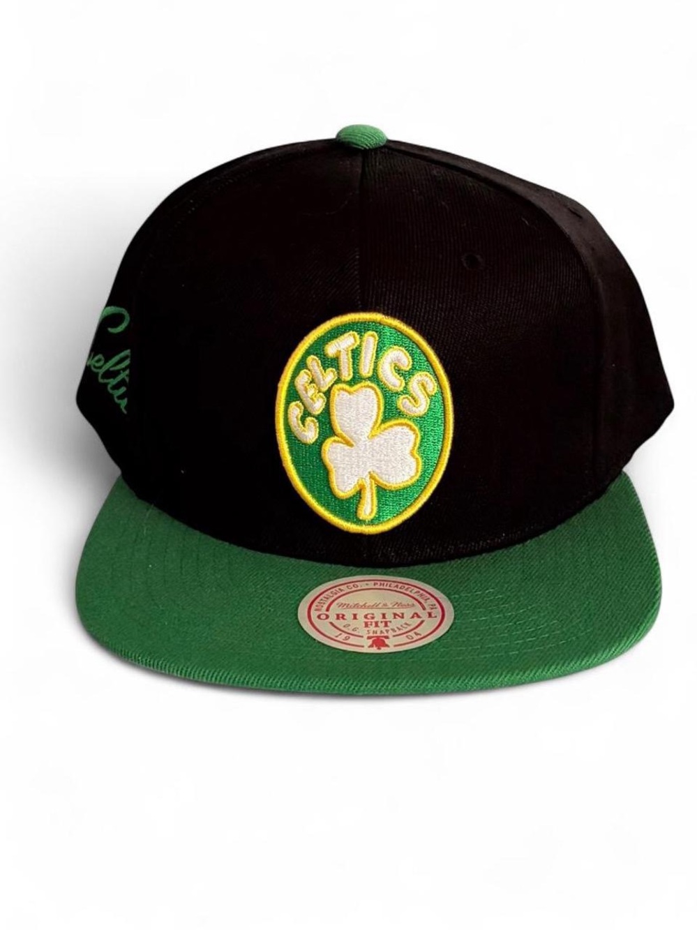 Boston Celtics Black & Green Snapback Hat